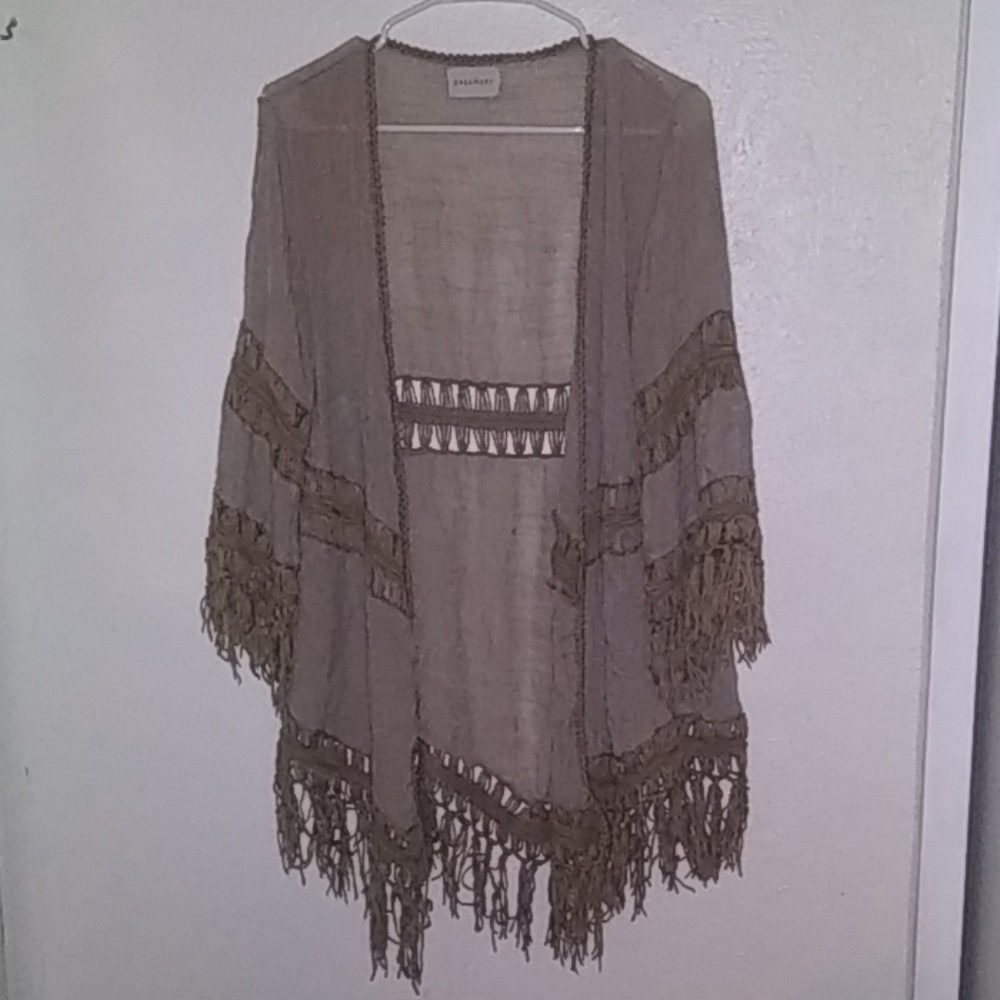 BOGO Bohoimian Crochet Dreamers Cardigan